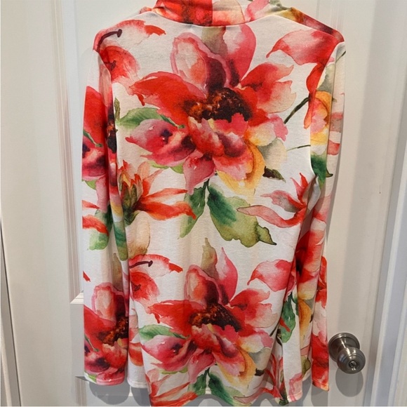 🆕 NWOT Boutique floral cardigan, L - Picture 6 of 12